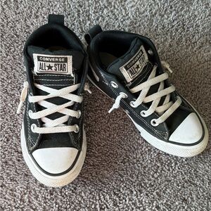 Converse Kids Black and White Sneakers